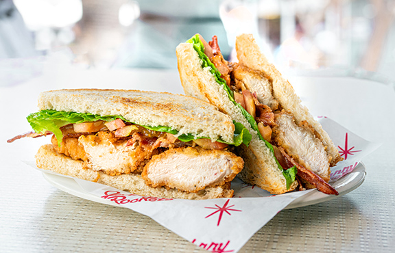 Crispy Chicken Club Sandwich