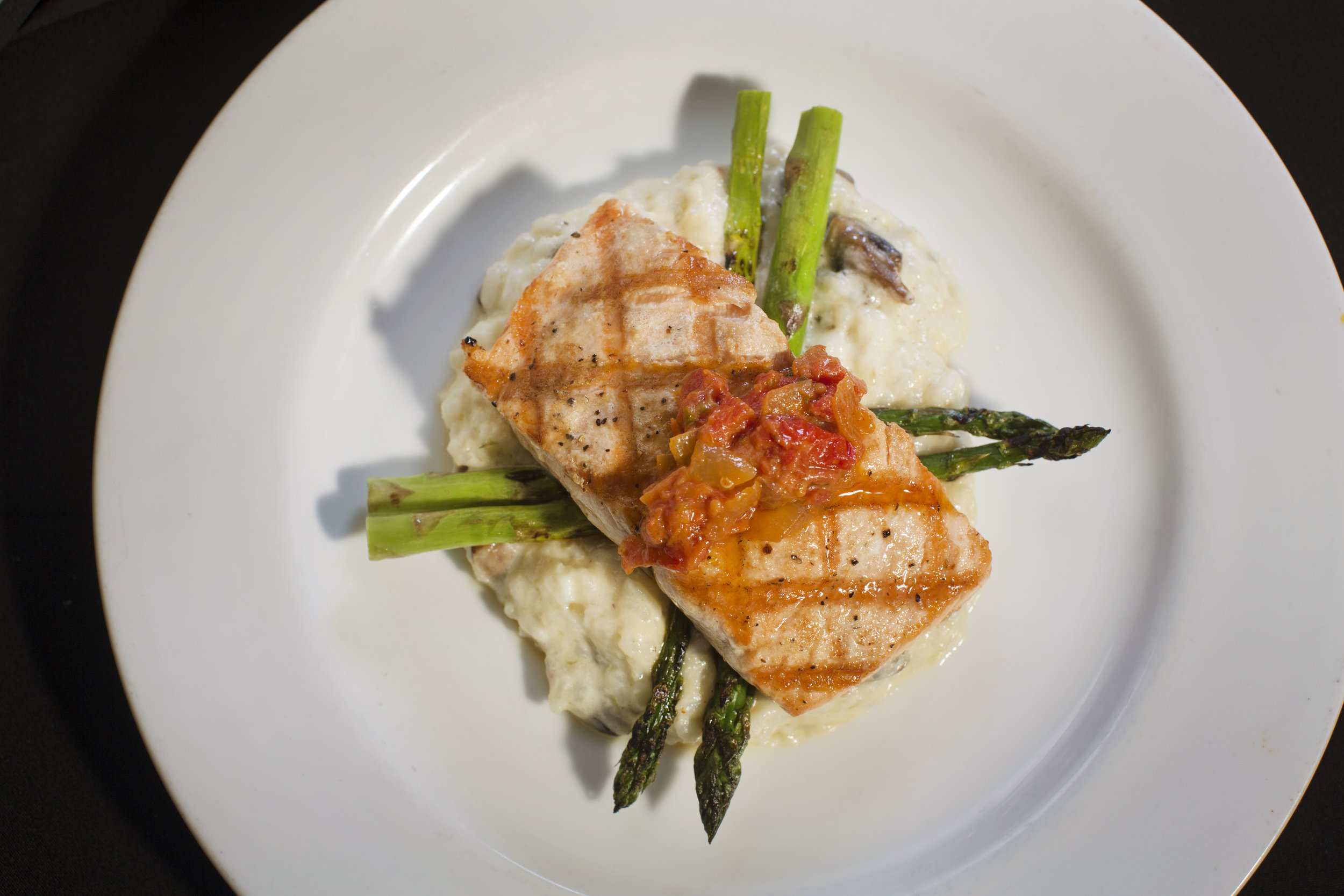 Plated Salmon dish