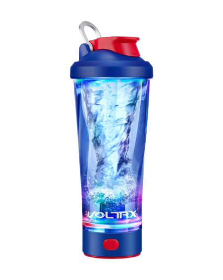 VOLTRX VortexBoost Electric Protein Shaker-Colored Base (Power Blue)